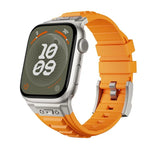 Kalebol 高彈性矽膠護甲錶帶，適用於 Apple Watch 46mm / 49mm / 45mm / 44mm