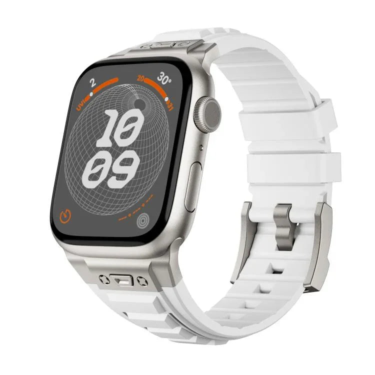 Kalebol 高彈性矽膠護甲錶帶，適用於 Apple Watch 46mm / 49mm / 45mm / 44mm
