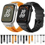 Kalebol 高彈性矽膠護甲錶帶，適用於 Apple Watch 46mm / 49mm / 45mm / 44mm