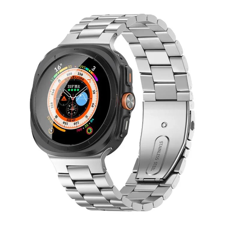 Kalebol 三珠鋼錶帶，適用於 Samsung Galaxy Watch Ultra 47mm / Ultra 2025