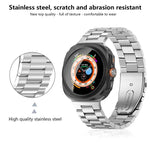 Kalebol 三珠鋼錶帶，適用於 Samsung Galaxy Watch Ultra 47mm / Ultra 2025