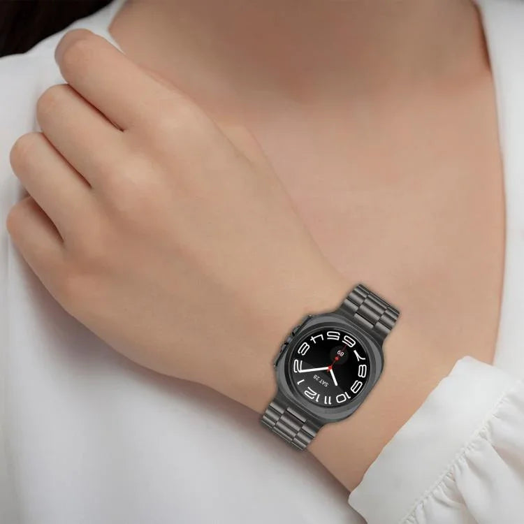 Kalebol 三珠鋼錶帶，適用於 Samsung Galaxy Watch Ultra 47mm / Ultra 2025
