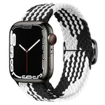 Kalebol Eight Buckle Nylon Braided Watch Band, For Apple Watch 46mm / 49mm / 45mm / 44mm, For Apple Watch 42mm / 41mm / 40mm / 38mm