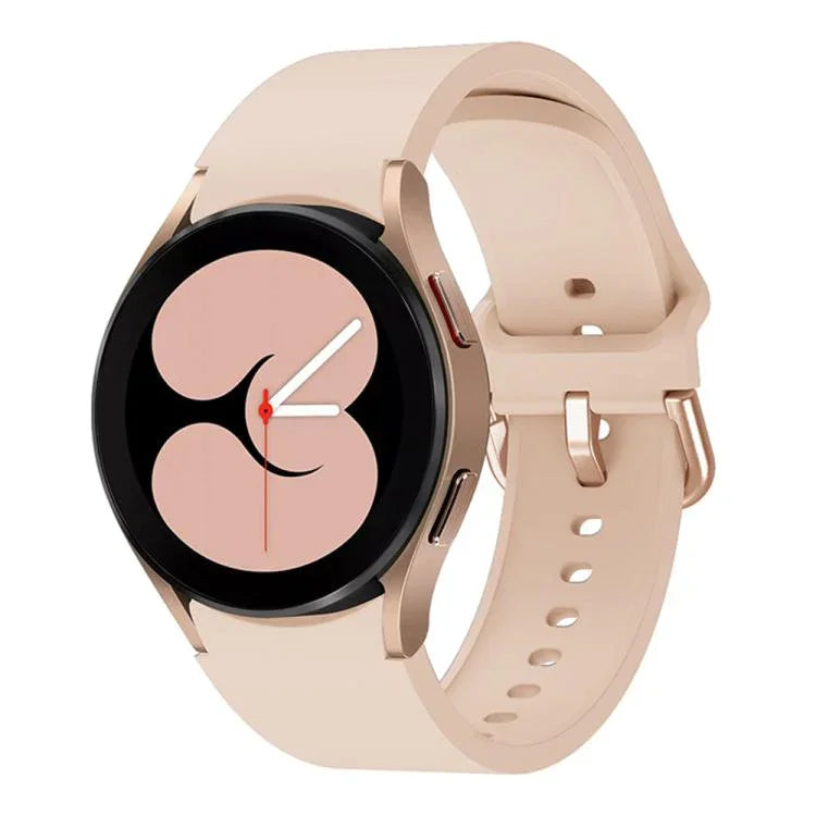 Kalebol Metal Pin Buckle Silicone Watch Band, For Samsung Galaxy Watch 7 / 6 / 5 / 4