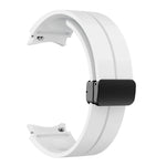 Kalebol 凹面折疊磁扣矽膠錶帶，適用於 Samsung Galaxy Watch7 / 6 / 5