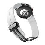 Kalebol 凹面折疊磁扣矽膠錶帶，適用於 Samsung Galaxy Watch7 / 6 / 5