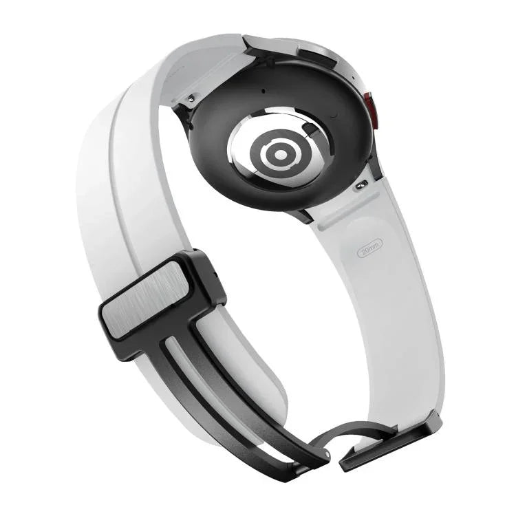 Kalebol 凹面折疊磁扣矽膠錶帶，適用於 Samsung Galaxy Watch7 / 6 / 5