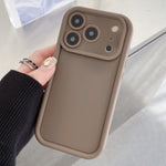 防震框架霧面精準孔位 TPU 手機殼，適用於 iPhone 17e / 16e、iPhone 17 Pro Max、iPhone 17 Pro、iPhone 17、iPhone Air、iPhone 16 Pro Max