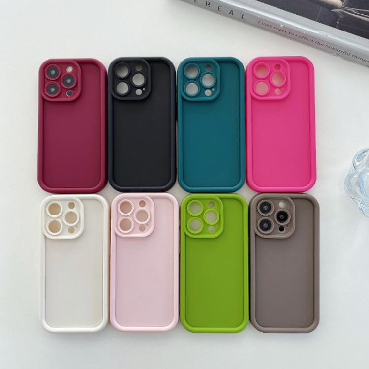 防震框架霧面精準孔位 TPU 手機殼，適用於 iPhone 16 Pro、iPhone 16 Plus、iPhone 16、iPhone 15 Pro Max、iPhone 15 Pro、iPhone 15 Plus