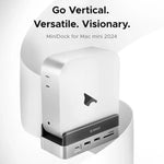 ORICO VSP10 迷你擴充桌面儲存多功能支架，適用於 Mac Mini 2024，512GB、1TB、2TB、4TB
