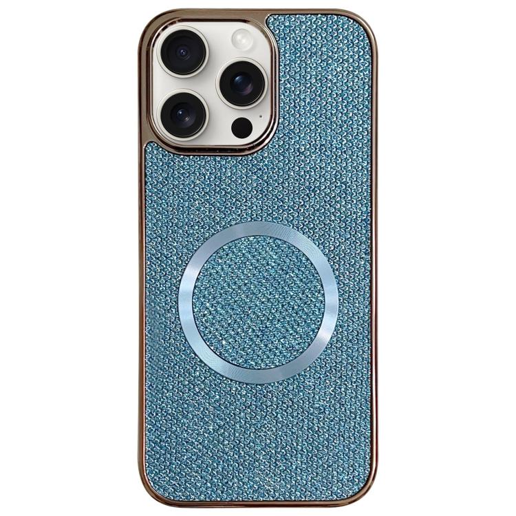 電鍍 PC 閃粉紋理 MagSafe 手機殼，適用於 iPhone 17 Pro Max、iPhone 17 Pro、iPhone 16 Pro Max、iPhone 16 Pro、iPhone 16 Plus、iPhone 16、iPhone 15 Pro Max、iPhone 15 Pro