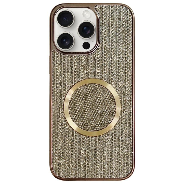 電鍍 PC 閃粉紋理 MagSafe 手機殼，適用於 iPhone 17 Pro Max、iPhone 17 Pro、iPhone 16 Pro Max、iPhone 16 Pro、iPhone 16 Plus、iPhone 16、iPhone 15 Pro Max、iPhone 15 Pro