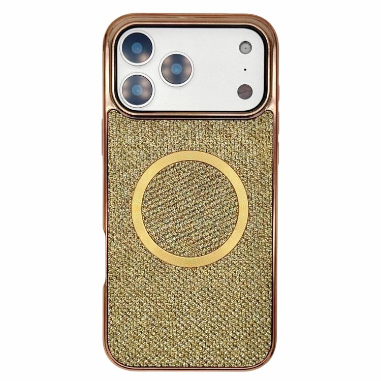 電鍍 PC 閃粉紋理 MagSafe 手機殼，適用於 iPhone 17 Pro Max、iPhone 17 Pro、iPhone 16 Pro Max、iPhone 16 Pro、iPhone 16 Plus、iPhone 16、iPhone 15 Pro Max、iPhone 15 Pro