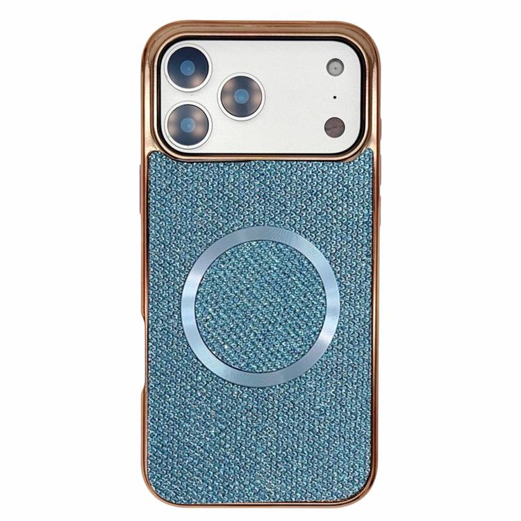 電鍍 PC 閃粉紋理 MagSafe 手機殼，適用於 iPhone 17 Pro Max、iPhone 17 Pro、iPhone 16 Pro Max、iPhone 16 Pro、iPhone 16 Plus、iPhone 16、iPhone 15 Pro Max、iPhone 15 Pro