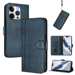 線條拼接扣環復古皮革手機殼，適用於 iPhone 16 Pro、iPhone 16 Plus、iPhone 16、iPhone 15 Pro Max、iPhone 15 Pro、iPhone 15 Plus