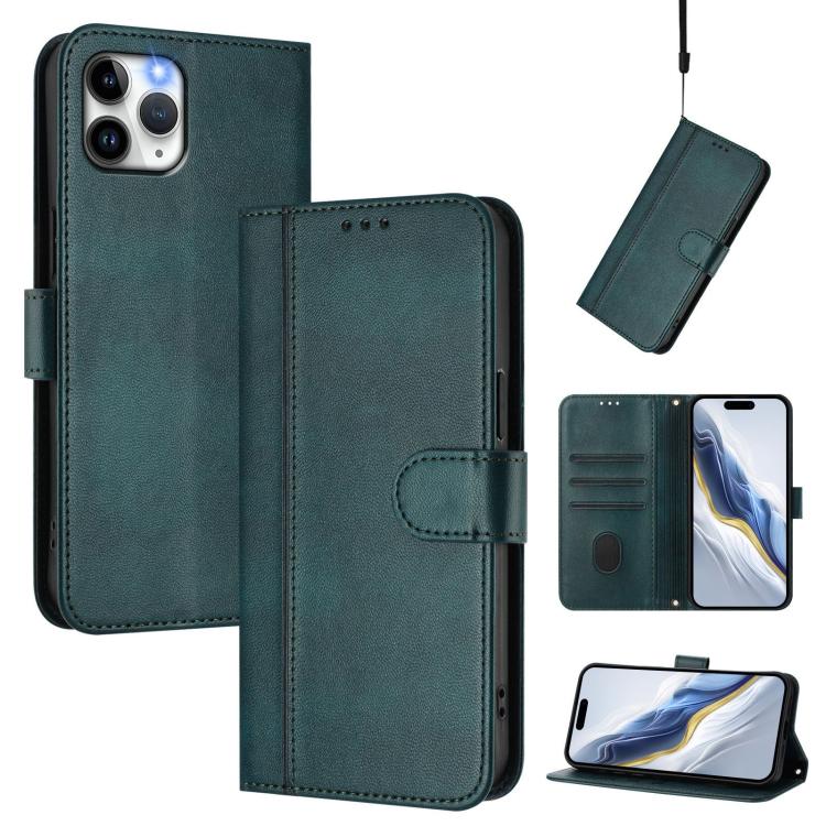 線條拼接扣環復古皮革手機殼，適用於 iPhone 11 Pro Max，適用於 iPhone 11，適用於 iPhone 11 Pro，適用於 iPhone X / XS，適用於 iPhone XR，適用於 iPhone XS Max