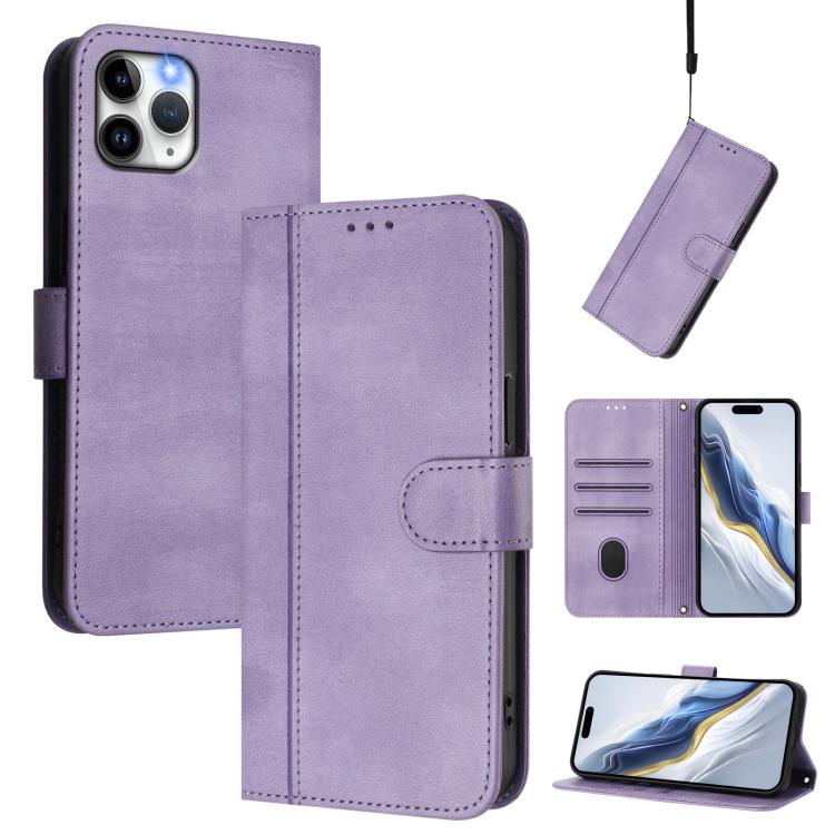 線條拼接扣環復古皮革手機殼，適用於 iPhone 11 Pro Max，適用於 iPhone 11，適用於 iPhone 11 Pro，適用於 iPhone X / XS，適用於 iPhone XR，適用於 iPhone XS Max