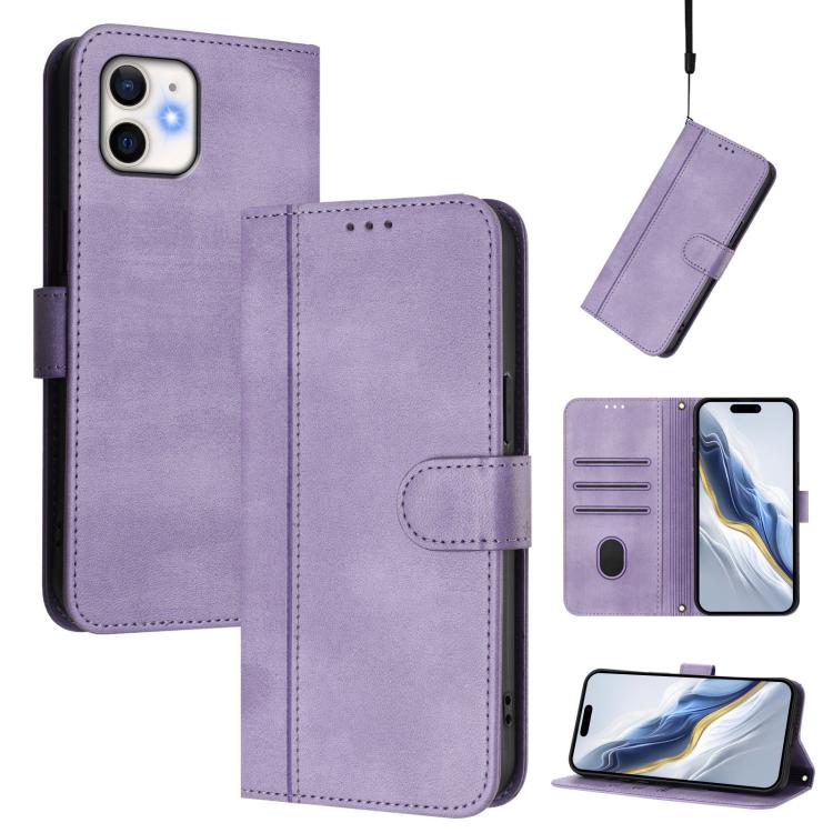 線條拼接扣環復古皮革手機殼，適用於 iPhone 11 Pro Max，適用於 iPhone 11，適用於 iPhone 11 Pro，適用於 iPhone X / XS，適用於 iPhone XR，適用於 iPhone XS Max