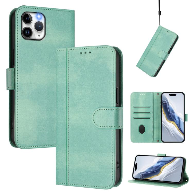 線條拼接扣環復古皮革手機殼，適用於 iPhone 11 Pro Max，適用於 iPhone 11，適用於 iPhone 11 Pro，適用於 iPhone X / XS，適用於 iPhone XR，適用於 iPhone XS Max