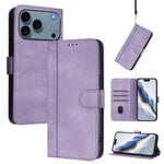 線條拼接扣環復古皮革手機殼，適用於 iPhone 17e / 16e、iPhone 17 Pro Max、iPhone 17 Pro、iPhone 17、iPhone Air、iPhone 16 Pro Max