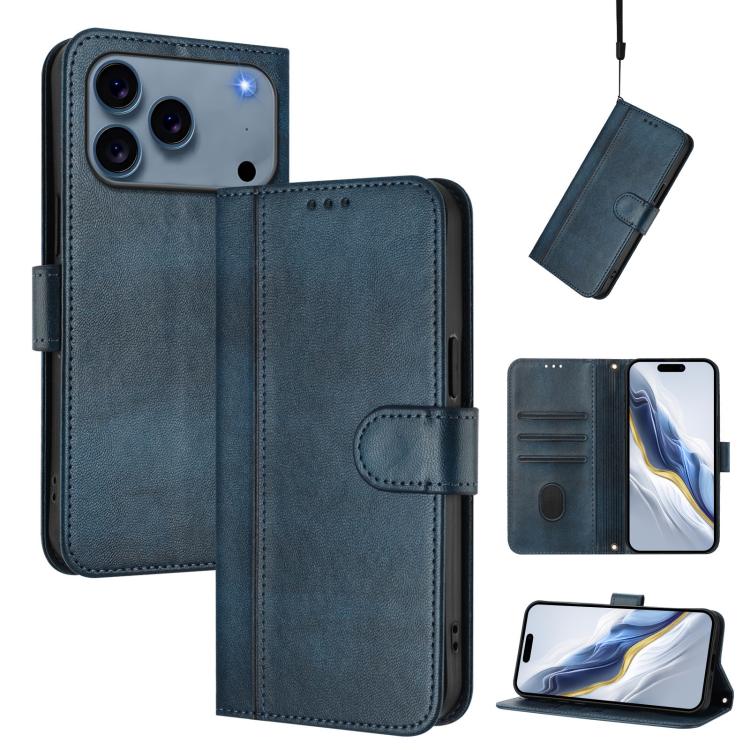 線條拼接扣環復古皮革手機殼，適用於 iPhone 17e / 16e、iPhone 17 Pro Max、iPhone 17 Pro、iPhone 17、iPhone Air、iPhone 16 Pro Max