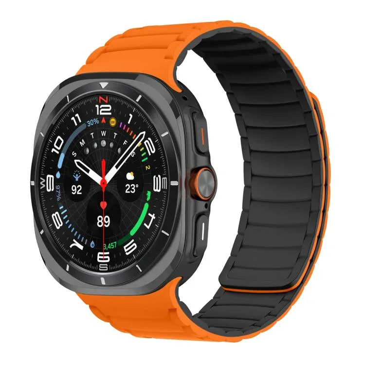 矽膠運動磁性錶帶，適用於 Samsung Galaxy Watch Ultra 47mm / Ultra 2025