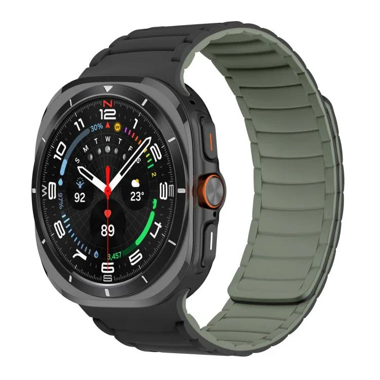 矽膠運動磁性錶帶，適用於 Samsung Galaxy Watch Ultra 47mm / Ultra 2025