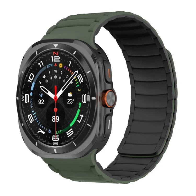 矽膠運動磁性錶帶，適用於 Samsung Galaxy Watch Ultra 47mm / Ultra 2025