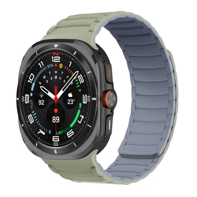 矽膠運動磁性錶帶，適用於 Samsung Galaxy Watch Ultra 47mm / Ultra 2025