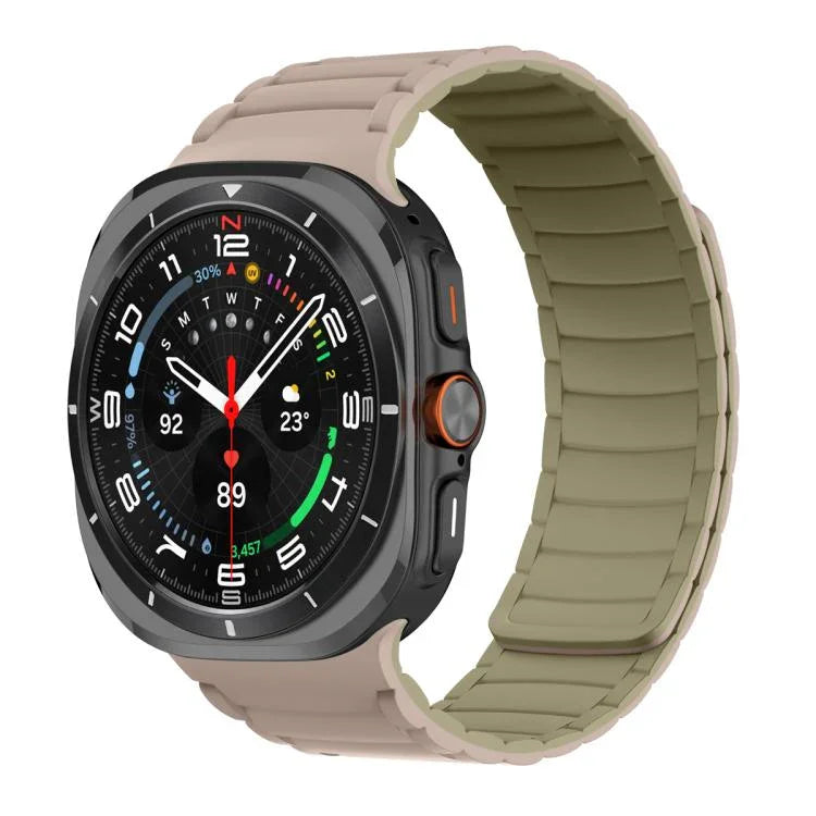矽膠運動磁性錶帶，適用於 Samsung Galaxy Watch Ultra 47mm / Ultra 2025