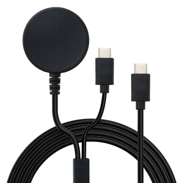 20V 3A 60W 二合一磁吸充電線，長度：1.5米，適用於 Samsung Watch 系列 / Type-C 介面手機