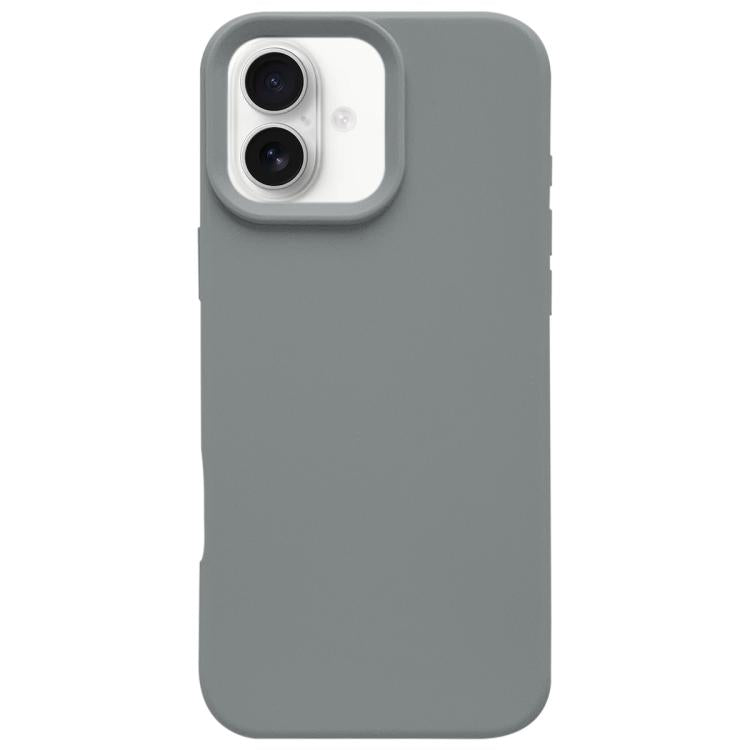 Dopamine Simple Imitation Liquid Silicone Phone Case, For iPhone 16 Pro, For iPhone 16 Plus, For iPhone 16