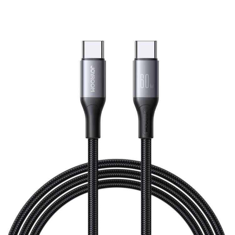 JOYROOM S-A28 閃電系列60W 480Mbps快充數據線，長度：2米，Type-C 轉 Type-C 線，Type-C 轉 8 Pin 線，USB 轉 Type-C 線，USB 轉 8 Pin 線