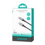 JOYROOM S-A28 閃電系列60W 480Mbps快充數據線，長度：2米，Type-C 轉 Type-C 線，Type-C 轉 8 Pin 線，USB 轉 Type-C 線，USB 轉 8 Pin 線