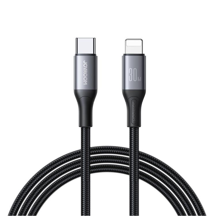 JOYROOM S-A28 閃電系列60W 480Mbps快充數據線，長度：2米，Type-C 轉 Type-C 線，Type-C 轉 8 Pin 線，USB 轉 Type-C 線，USB 轉 8 Pin 線