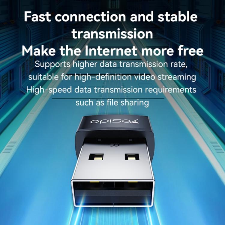 Yesido WP10 WiFi 無線網卡 150Mbps 高速 USB 無線適配器
