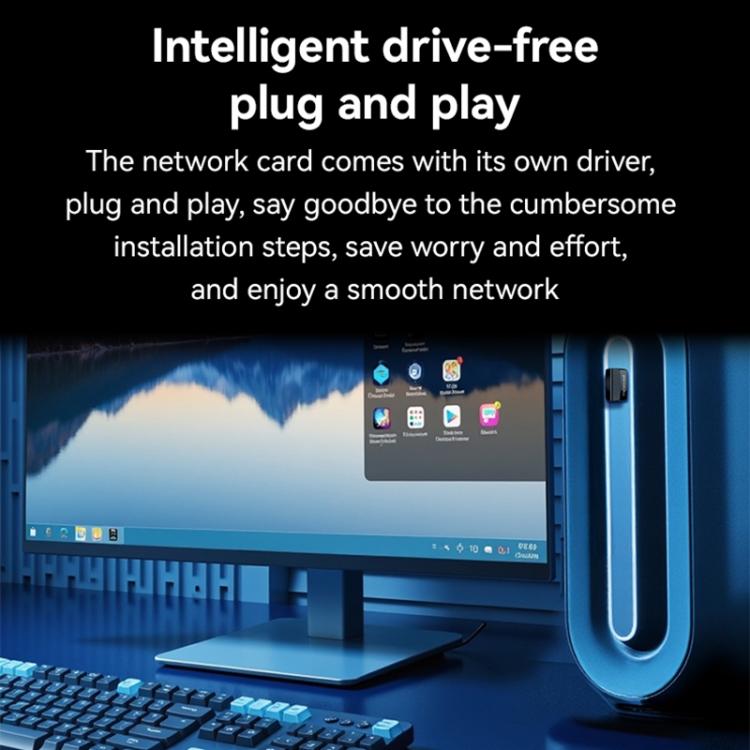 Yesido WP10 WiFi 無線網卡 150Mbps 高速 USB 無線適配器