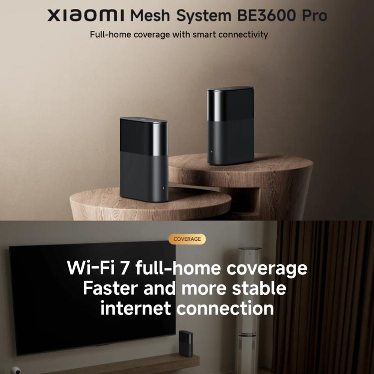 小米全屋路由 BE3600 Pro WiFi 7 藍牙 Mesh 閘道器 2.5G 埠 雙頻，BE3600 Pro
