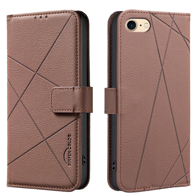 幾何圖案 RFID 皮革手機殼，適用於 iPhone 6 / 7 / 8 / SE，適用於 iPhone 13 Pro Max，適用於 iPhone 13 Pro，適用於 iPhone 12 / 12 Pro，適用於 iPhone 12 Pro Max，適用於 iPhone 11 Pro Max，適用於 iPhone 11，適用於 iPhone 11 Pro