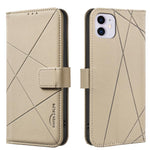 幾何圖案 RFID 皮革手機殼，適用於 iPhone 6 / 7 / 8 / SE，適用於 iPhone 13 Pro Max，適用於 iPhone 13 Pro，適用於 iPhone 12 / 12 Pro，適用於 iPhone 12 Pro Max，適用於 iPhone 11 Pro Max，適用於 iPhone 11，適用於 iPhone 11 Pro