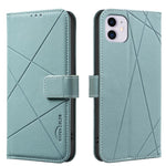 幾何圖案 RFID 皮革手機殼，適用於 iPhone 6 / 7 / 8 / SE，適用於 iPhone 13 Pro Max，適用於 iPhone 13 Pro，適用於 iPhone 12 / 12 Pro，適用於 iPhone 12 Pro Max，適用於 iPhone 11 Pro Max，適用於 iPhone 11，適用於 iPhone 11 Pro