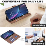 幾何圖案 RFID 皮革手機殼，適用於 iPhone 16e / 17e、iPhone 17 Pro Max、iPhone 17 Pro、iPhone 17、iPhone Air、iPhone 16 Pro Max、iPhone 16 Pro、iPhone 16 Plus
