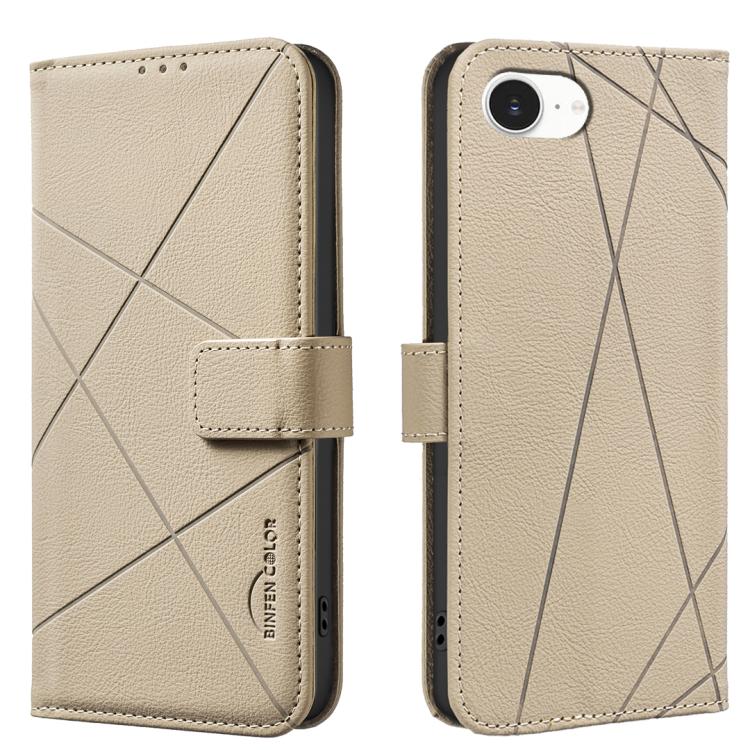 幾何圖案 RFID 皮革手機殼，適用於 iPhone 16e / 17e、iPhone 17 Pro Max、iPhone 17 Pro、iPhone 17、iPhone Air、iPhone 16 Pro Max、iPhone 16 Pro、iPhone 16 Plus