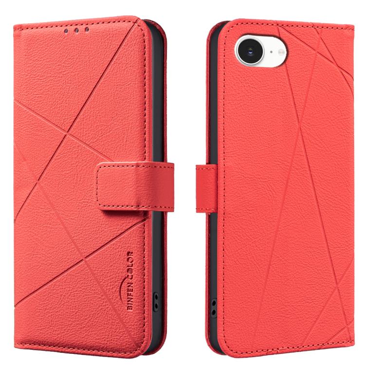 幾何圖案 RFID 皮革手機殼，適用於 iPhone 16e / 17e、iPhone 17 Pro Max、iPhone 17 Pro、iPhone 17、iPhone Air、iPhone 16 Pro Max、iPhone 16 Pro、iPhone 16 Plus