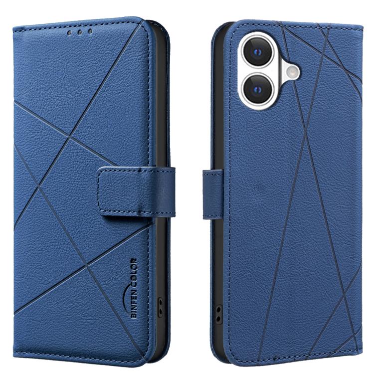幾何圖案 RFID 皮革手機殼，適用於 iPhone 16e / 17e、iPhone 17 Pro Max、iPhone 17 Pro、iPhone 17、iPhone Air、iPhone 16 Pro Max、iPhone 16 Pro、iPhone 16 Plus