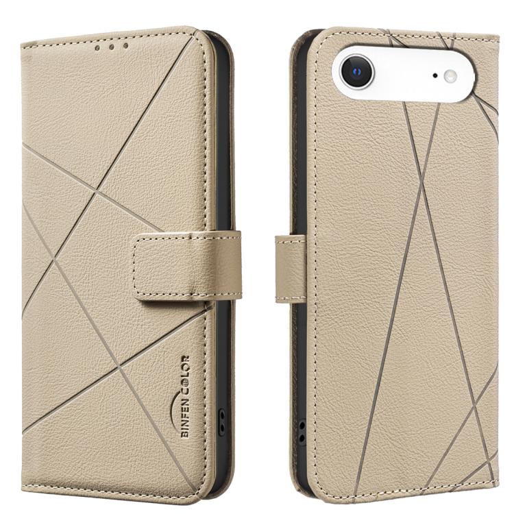 幾何圖案 RFID 皮革手機殼，適用於 iPhone 16e / 17e、iPhone 17 Pro Max、iPhone 17 Pro、iPhone 17、iPhone Air、iPhone 16 Pro Max、iPhone 16 Pro、iPhone 16 Plus