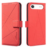 幾何圖案 RFID 皮革手機殼，適用於 iPhone 16e / 17e、iPhone 17 Pro Max、iPhone 17 Pro、iPhone 17、iPhone Air、iPhone 16 Pro Max、iPhone 16 Pro、iPhone 16 Plus