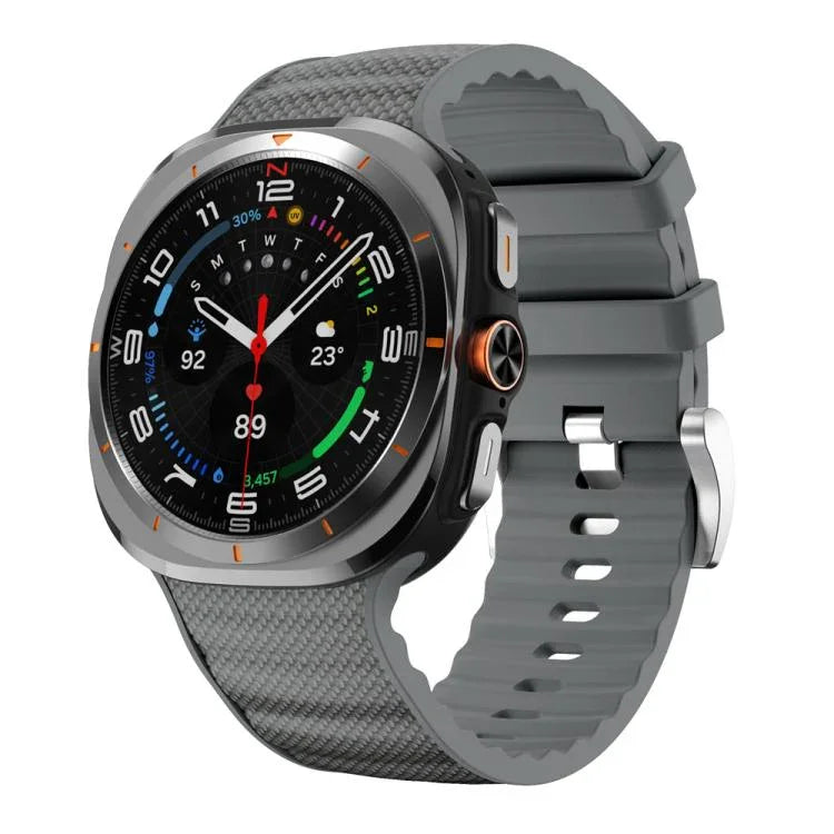 純色運動矽膠錶帶，適用 Samsung Galaxy Watch Ultra 47mm / Ultra 2025