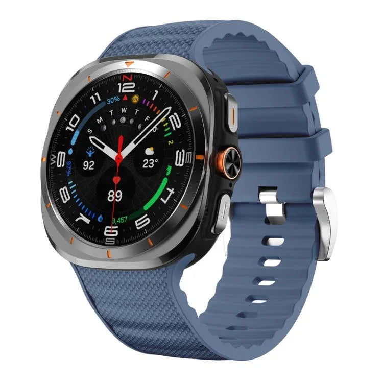 純色運動矽膠錶帶，適用 Samsung Galaxy Watch Ultra 47mm / Ultra 2025