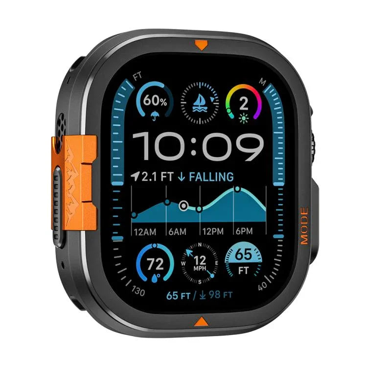 全覆蓋金屬錶殼，適用於 Apple Watch Ultra 3 / 2 / 1 49mm